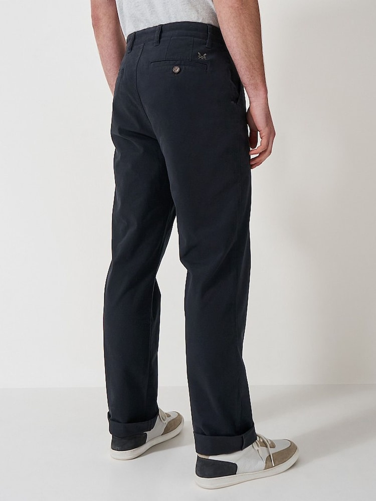 Черный - Прямые брюки чинос Crew Clothing - Image 2 of 4