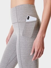 Sweaty Betty Medium Grey Marl Super Soft Flare 30" Yoga Trousers - Image 5 of 9