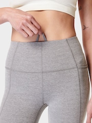 Sweaty Betty Medium Grey Marl Super Soft Flare 30" Yoga Trousers - Image 6 of 9