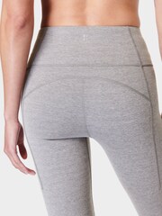 Sweaty Betty Medium Grey Marl Super Soft Flare 30" Yoga Trousers - Image 7 of 9