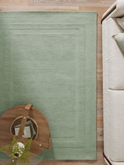 Sage Green Vienna Border Rug - Image 1 of 5