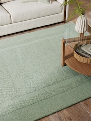 Sage Green Vienna Border Rug - Image 2 of 5