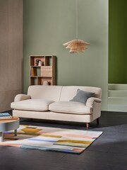 MADE.COM Textured Weave Natural Orson Loveseat - Image 4 of 4