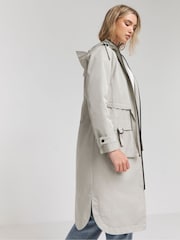 Simply Be Grey Functional Utility Jacket - Image 3 of 4