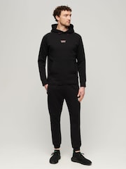 Superdry Black Sport Tech Logo Loose Hoodie - Image 1 of 3