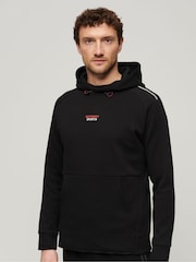 Superdry Black Sport Tech Logo Loose Hoodie - Image 2 of 3