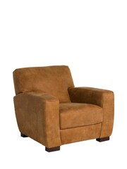 Barker and Stonehouse Brown Kansas Leather Armchair - Image 2 of 7