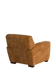 Barker and Stonehouse Brown Kansas Leather Armchair - Image 6 of 7