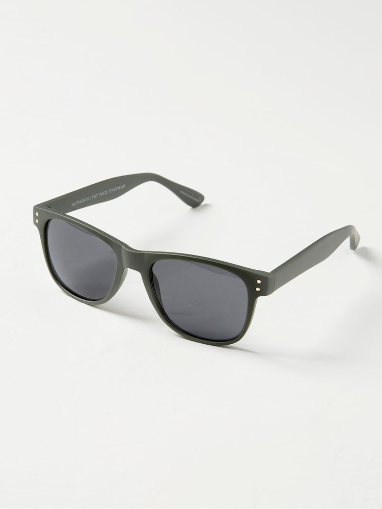 FatFace Theo Green Sunglasses - Image 1 of 2