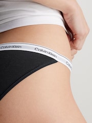 Negro - Calvin Klein Logo Strong Briefs - Imagen 1 de 2