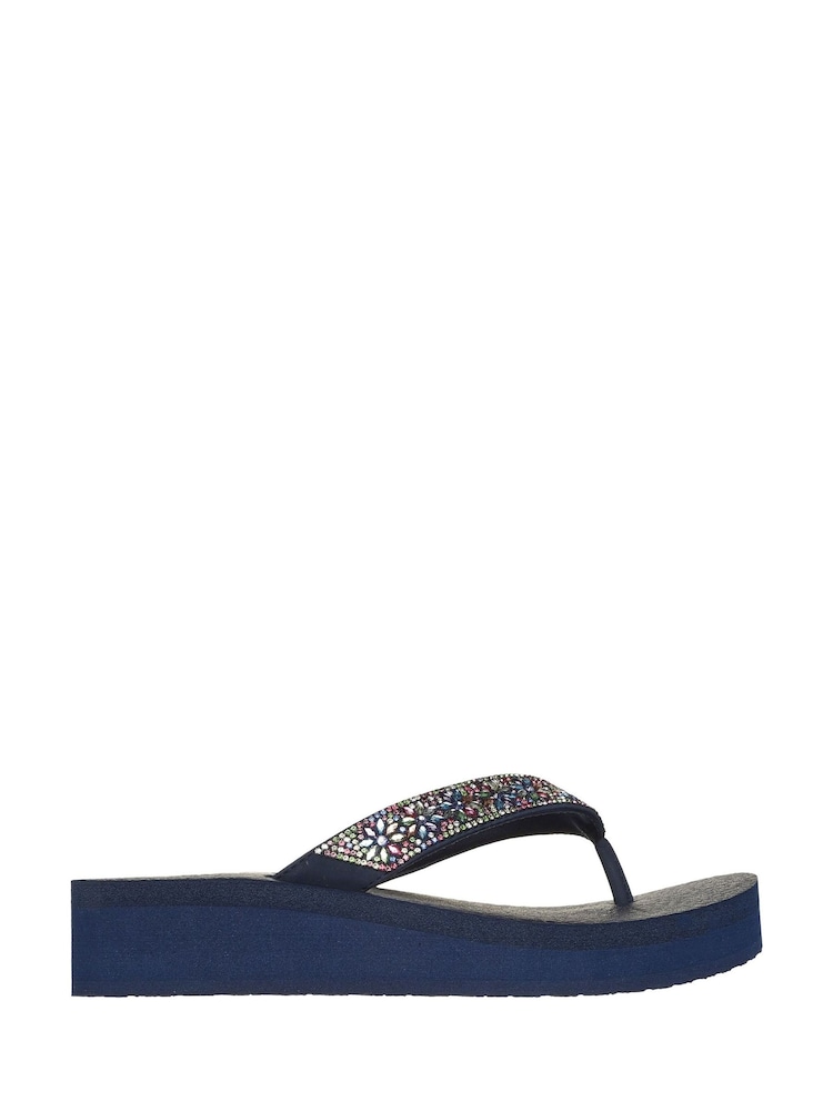 Skechers Blue Vinyasa Wild Daisies Sandals - Image 1 of 5