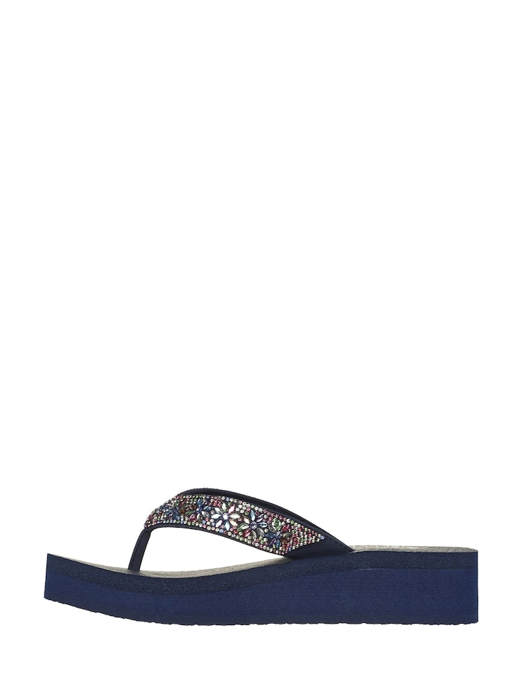 Skechers Blue Vinyasa Wild Daisies Sandals - Image 2 of 5