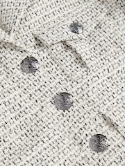 Ted Baker Cream Fit Osamu Cropped Box Jacket - Image 3 of 3