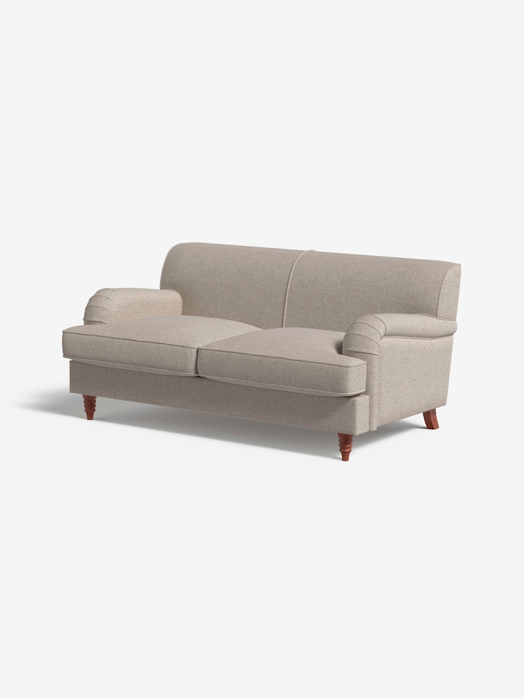 MADE.COM Textured Weave Natural Orson 2 Seater Sofa - Image 1 of 4