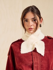 Friends Like These Cream Brushed Neckerchief - Image 1 of 7