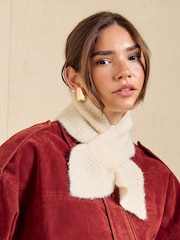 Friends Like These Cream Brushed Neckerchief - Image 3 of 7