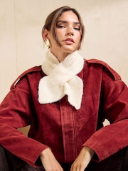 Friends Like These Cream Brushed Neckerchief - Image 4 of 7