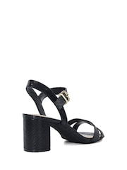 Dune London Black Wide Fit Merisa 2 Part Block Heel Sandals - Image 5 of 6
