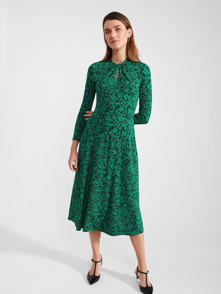 Hobbs Green Petite Yasmin Dress - Image 1 of 4