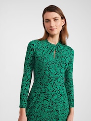 Hobbs Green Petite Yasmin Dress - Image 3 of 4