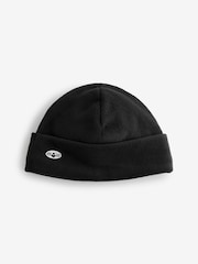 Black Fleece Beanie Hat (1-16yrs) - Image 1 of 2