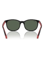 Ray-Ban Junior Rj9079S Square Black Sunglasses - Image 4 of 6