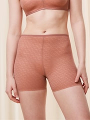 Triumph Signature Sheer Brown Shorts - Image 1 of 4