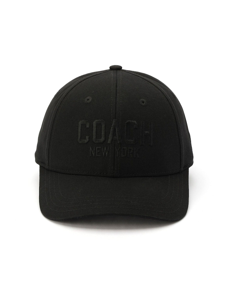 COACH Embroidered Black Baseball 100% Cotton Hat - Bild 1 von 4