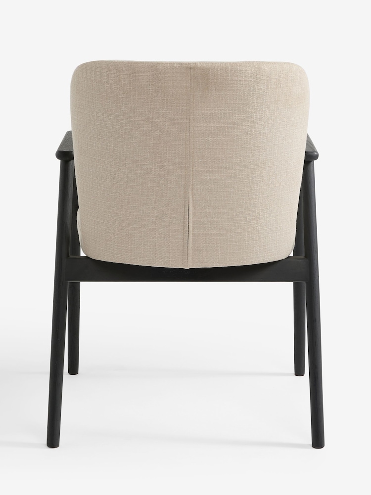 Jasper Conran London Set of 2 Natural Twill Aden Dining Chairs - Image 6 of 6 Jasper Conran London Set of 2 Natural Twill Aden Dining Chairs - Image 6 of 6
