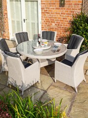 Rowlinson Grey Prestbury Garden 6 Seater Dining Set - Image 1 of 5