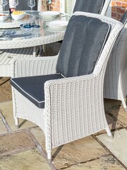 Rowlinson Grey Prestbury Garden 6 Seater Dining Set - Image 3 of 5