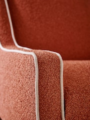 Nina Campbell Walpole Terracotta Rosebury Accent Chair - Image 2 of 7