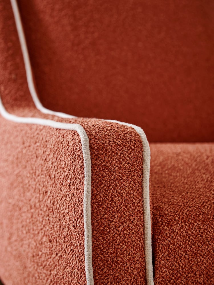 Nina Campbell Walpole Terracotta Rosebury Accent Chair - Image 2 of 7