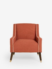 Nina Campbell Walpole Terracotta Rosebury Accent Chair - Image 3 of 7