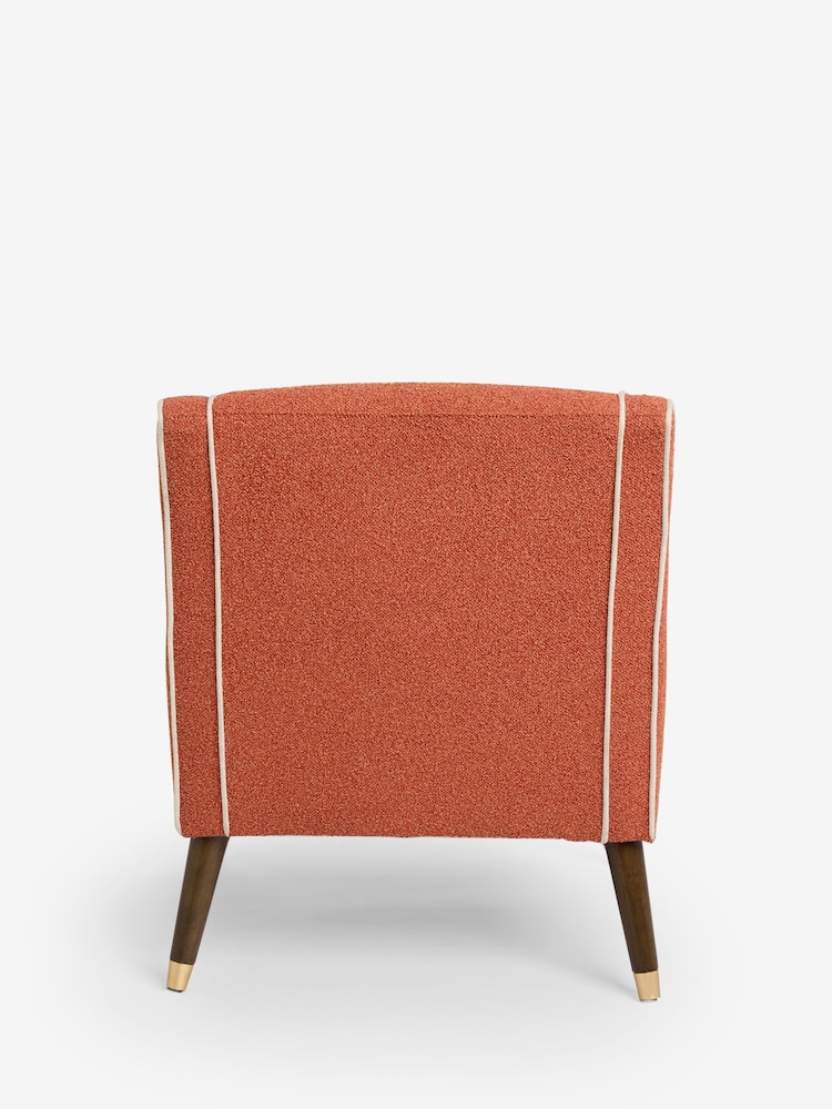 Nina Campbell Walpole Terracotta Rosebury Accent Chair - Image 7 of 7