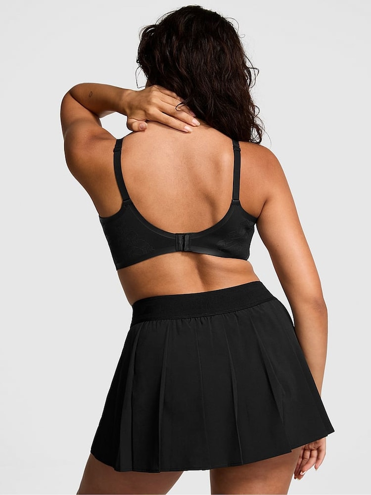 Victoria's Secret PINK Black Relay Scoop Sports Bra - Image 2 of 3