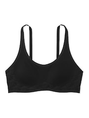 Victoria's Secret PINK Black Relay Scoop Sports Bra - Image 3 of 3