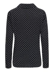 Pour Moi Black Kelly Woven Viscose Fitted Shirt - Image 4 of 4