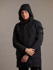 Trespass Pelsall Rain Black Jacket - Image 2 of 5