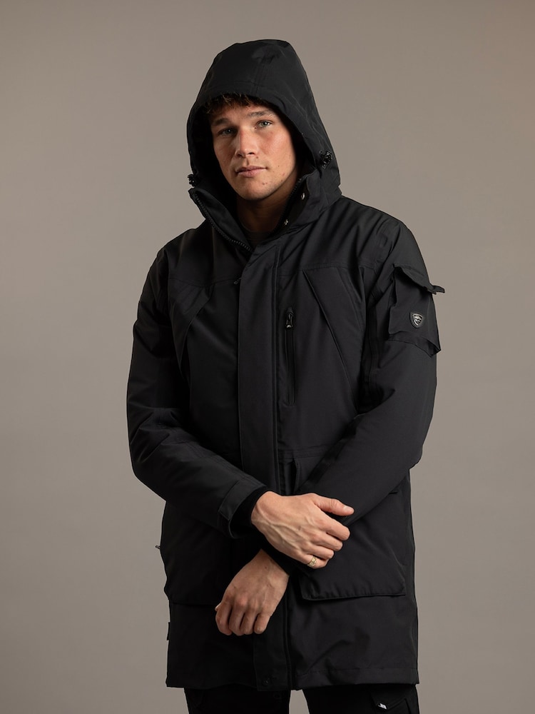 Trespass Pelsall Rain Black Jacket - Image 2 of 5