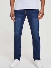 Синий - Мужские узкие джинсы с 5 карманами U.S. Polo Assn. - Image 5 of 5