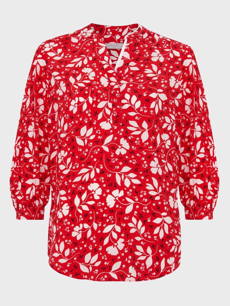 Hobbs Red Essie Blouse - Image 4 of 4