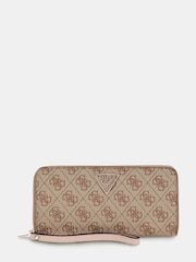 Guess Laurel Large Zip Around Purse - Image 1 of 4