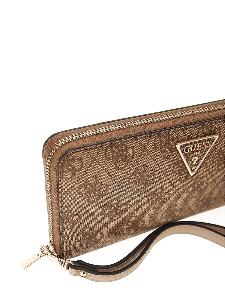 Guess Laurel Large Zip Around Purse - Image 4 of 4 Guess Laurel Large Zip Around Purse - Image 4 of 4