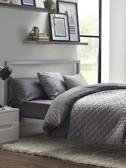 Julian Bowen Silver Soto Metal Bed - Image 1 of 6