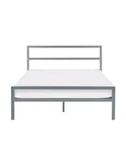 Julian Bowen Silver Soto Metal Bed - Image 3 of 6
