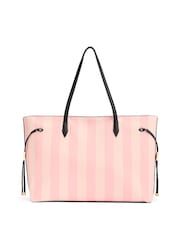 Victoria's Secret Iconic Stripe Pink Tote Bag - Image 2 of 4
