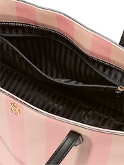 Victoria's Secret Iconic Stripe Pink Tote Bag - Image 3 of 4