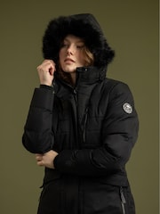 Trespass Sasha Casual Black Jacket - Image 4 of 6