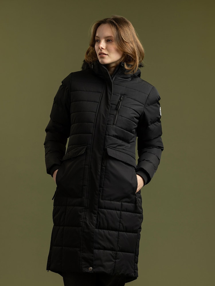 Trespass Sasha Casual Black Jacket - Image 6 of 6